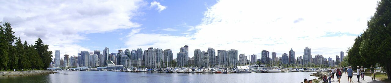 Vancouver panorama from stanley park